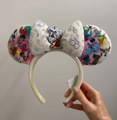 Disney Parks 100 Years Special Moments Music Band Leader Mickey Ears Headband-image