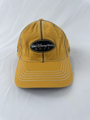 Walt Disney World Ahead Golf Hat Yellow Arnold Palmer Mickey Mouse Classic Cut-image