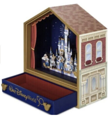 Walt Disney World 50th Musical Jewelry Box Mickey, Minnie, Goofy, Donald, Pluto-image
