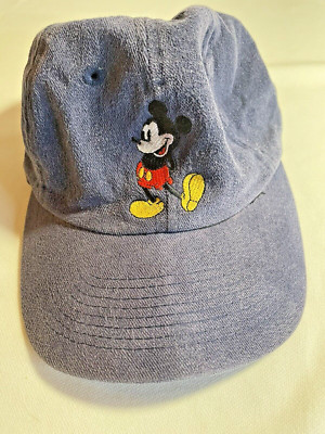 VTG Mickey Mouse Blue Snapback Baseball Cap by Goofy’s Hat Co.-image