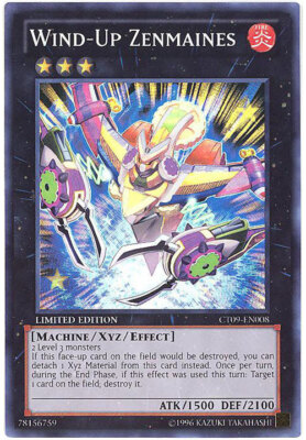 Yu-Gi-Oh Card - CT09-EN008 - WIND-UP ZENMAINES (super rare holo) - NM-image