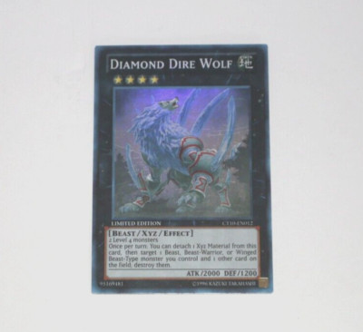 Yu-Gi-Oh! TCG Diamond Dire Wolf CT10-EN012 Limited Super Rare LP-image
