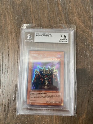 2002 Collector Tins #BPT004 Lord of D. SCR Graded 7.5 Near Mint+-image