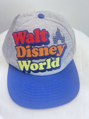Retro Embroidered Snapback Adult Walt Disney World Multicolor Hat 57-60 CM-image