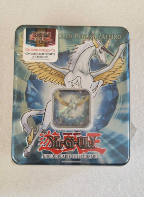 YU-GI-OH! - Tin 2007 - Beast Crystal Pegasus Italian Sapphire Konami C-image
