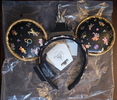 Disney WDW 50th Anniversary Grand Finale Fireworks Mickey Mouse Ears Headband-image