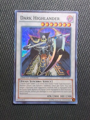 Dark Highlander - CT09-EN007 - Super Rare - Limited Edition Near Mint Yugioh Car-image
