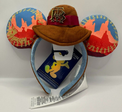 Disney Parks Big Thunder Mountain Railroad Mickey Mouse Ears Headband 50th WDW-image