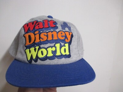 WALT DISNEY WORLD ORIGINALS DAD FIT SNAPBACK HAT (ADJ) NWT 2 COLOR RAISED LOGO-image