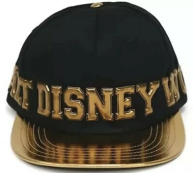 Walt Disney World Logo Belle Of The Ball Bronze Baseball Cap Hat Adjustable NWT-image