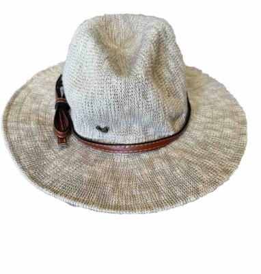 Disney Parks Sun Hat Woven Adult SZ Tan Safari Style Disneyland Mickey Vacation-image