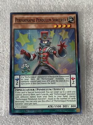 Performapal Pendulum Sorcerer - CT13-EN007 - Super Rare - Limited Ed. YuGiOh-image