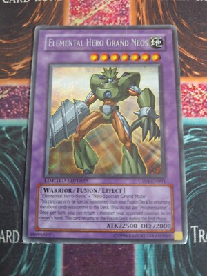 Yu-Gi-Oh! TCG Elemental Hero Grand Neos CT04-EN001 Secret Rare Limited HP/DMG-image