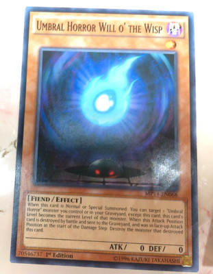 Yugioh - Umbral Horror Will O' The Wisp MP14-EN068 1st Edition C - NM/M-image