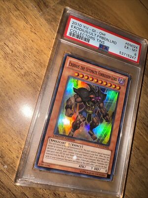Yugioh Exodius The Ultimate Forbidden Lord CT07-EN024 Collectors Tins PSA 6-image