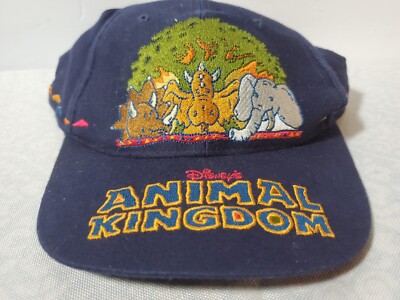 Walt Disney World Disney's Animal Kingdom Youth Hat Cap Kids Park Souvenir Blue-image