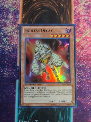 Yu-Gi-Oh! Endless Decay CT09-EN020 Limited Super Rare NM -image