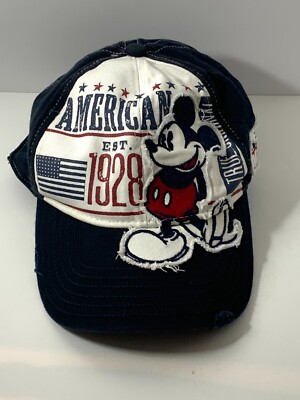 Walt Disney World Parks Mickey Mouse Baseball Hat Cap Fitted American 1928-image