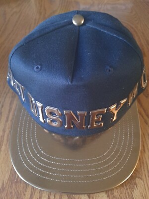Disney Spirit Jersey Collection Black Gold Walt Disney World Hat Cap Snapback-image