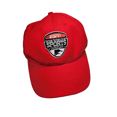 Walt Disney World Resort ESPN Wide World of Sports Cast Member Hat Red Cap-image