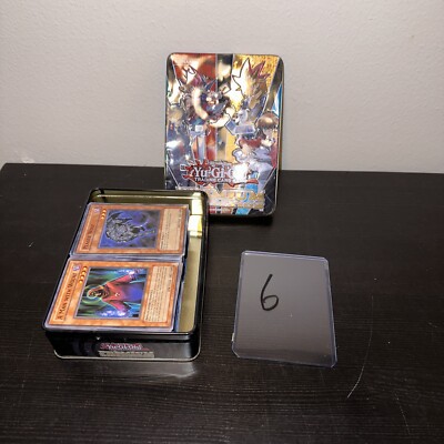 Yugioh Common bulk card lot W/ Collectors Tin-image