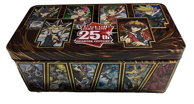 YU-GI-OH! 25th ANNIVERSARY COLLECTORS TIN BOX (NEW)-image