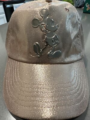 Walt Disney World Park Rose Gold Baseball Cap Hat Toddler Size NEW-image