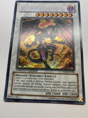 Yugioh Red Dragon Archfiend Secret Rare CT05-EN002 MP-image