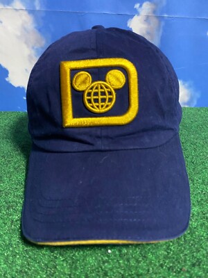 Mickey Mouse Hat Walt Disney World Blue Adult Rare cap Strapback H15-image