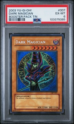 2003 Yu-Gi-Oh! Dark Magician BPT-007 Limited Edition Secret Rare PSA 6-image