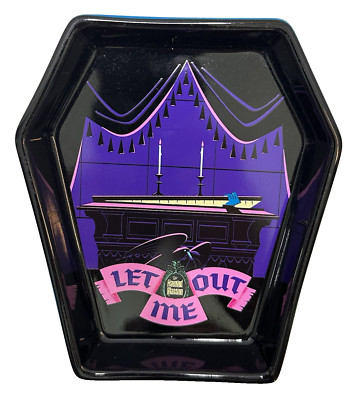 Haunted Mansion Let Me Out Coffin Trinket Tray  Disney Parks NWT-image