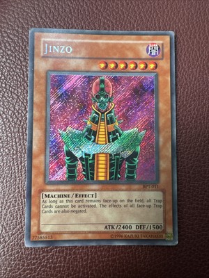 Yu Gi Oh! Trading Card Game TCG Jinzo 2003 Collectors Tin Holo Rare BPT-011. LP-image
