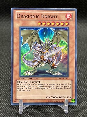 YuGiOh! Dragonic Knight (CT07-EN017) Limited Edition - Super Rare-image