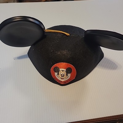 Disney World Park Mickey Mouse Graduation Cap Ears Hat Patch Adult -image