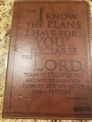 For Know the Plans I Have for You Lux-Leather Journal: Brown (English) Leather-image