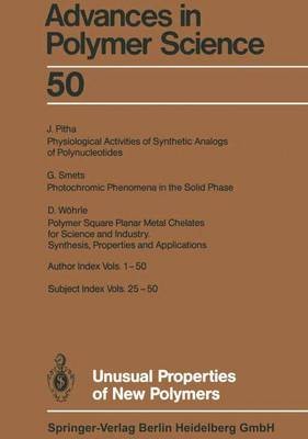 Unusual Properties of New Polymers - 9783662153208-image