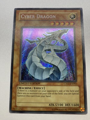 Yugioh Cyber Dragon Limited Edition Secret Rare CT03-EN002 HP-image