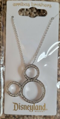 Disney Arribas Necklace Mickey Head Made with Crystals from Swarovski-image