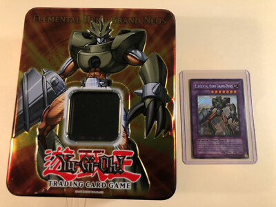 Elemental Hero Grand Neos CT04-EN001 Lim Ed Secret Rare NM Yu-Gi-Oh! Card w/ Tin-image