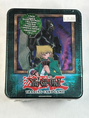 YUGIOH 2003 Gearfried the Iron Knight BPT Booster Pack Collector's Tin - SEALED-image