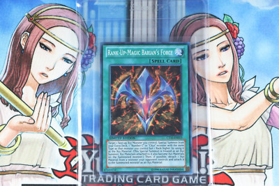 YuGiOh Spell Card Rank-Up-Magic Barian's Force CT10-EN015 Limited Ed Super Rare -image