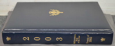 2003 Britannica Book of the Year for events in 2002 - Leather Bound-image
