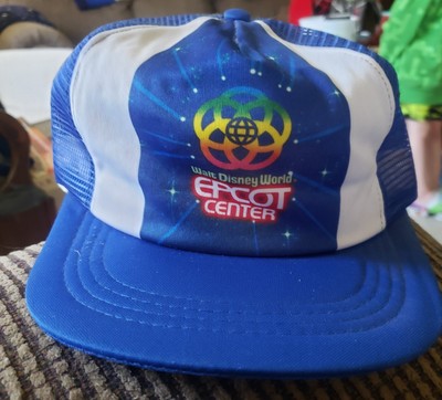 VTG Epcot Center Walt Disney World Mesh Trucker Hat Disneyland Snapback Cap USA-image