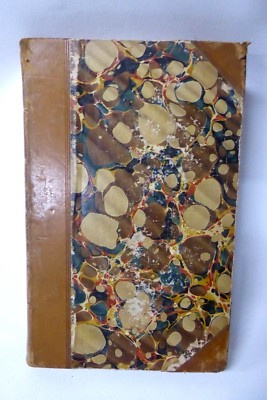 1844 ANTIQUE LEATHER BOUND MECHANICS MAGAZINE JOURNAL MUSEUM VOL XLI PLANETARIUM-image
