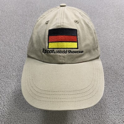 Vintage Walt Disney World Hat Adult OS Tan Epcot World Showcase Germany Adjust-image