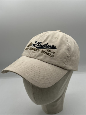 Walt Disney World Authenics Strapback Hat Adjustable Beige-image
