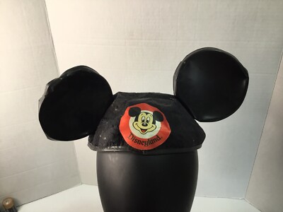 Vintage Walt Disney World Mouseketeer Mickey Mouse Hat Embroidery “David”-image