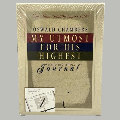 New MY UTMOST FOR HIS HIGHEST Daily Devotional Journal Chambers Ships Quickly-image