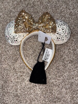 Walt Disney World 50th Anniversary Celebration Light Up Minnie Ears Headband-image