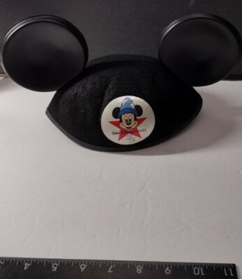 Disney EARs Hat Walt Disney World 25th Anniversary Sorcerer Mickey Mouse-image